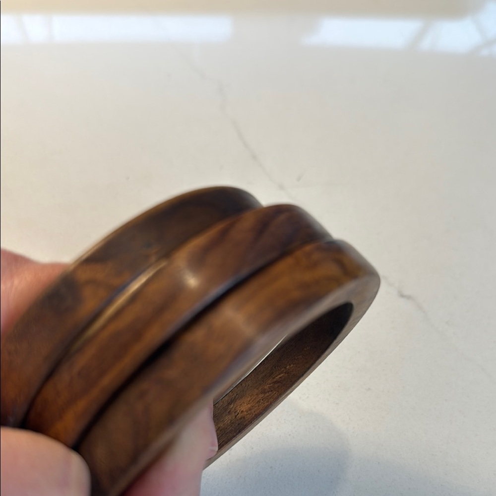 Wooden Bangle Set - Picture 3 of 3